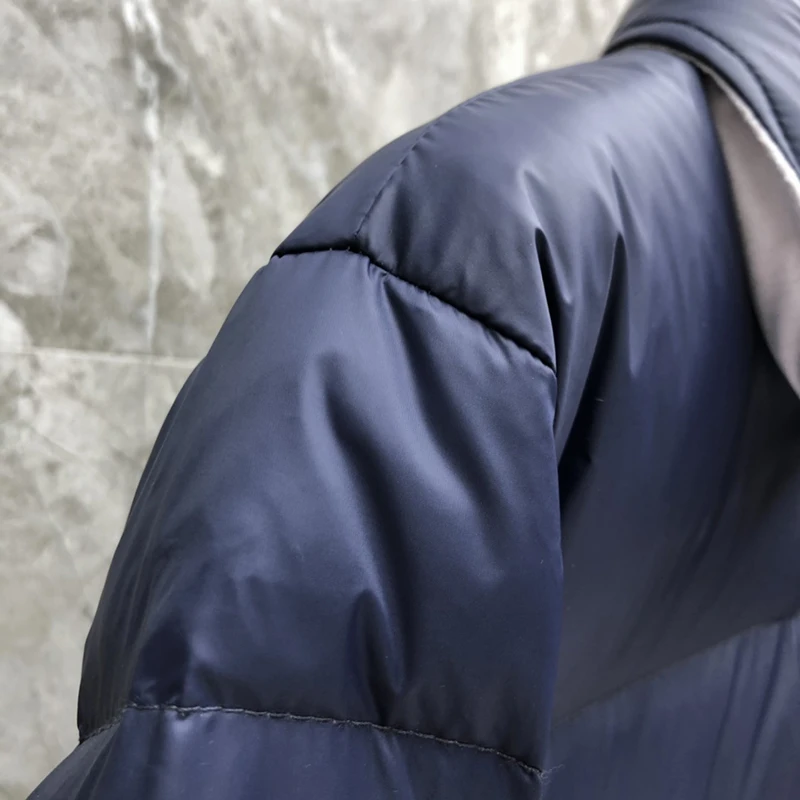 TB THOM Men's Boutique Winter Jacket Down Jackets Fashion Brand Overcoat Classic Down-Filled Matte Nylon 4-bar Stripe TB Jacket