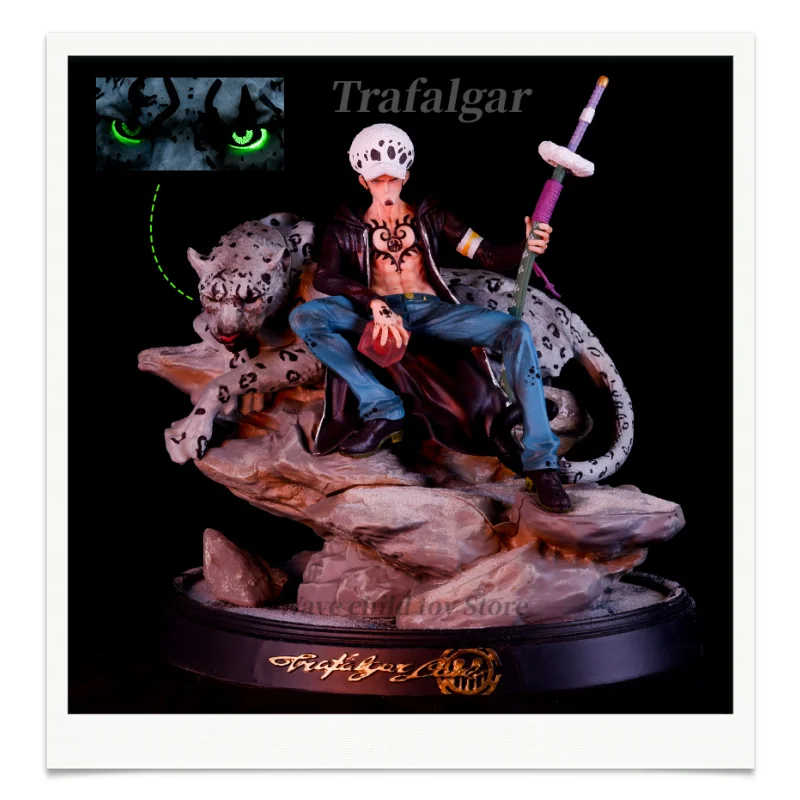 

Большой размер Аниме One Piece Trafalgar Law Battle Ver. Экшн-фигурка GK из ПВХ, Коллекционная модель, детские игрушки, кукла 30 см