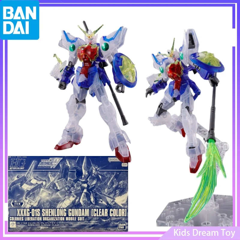 Bandai в наличии оригинальные HGAC 1/144 Limited GUNDAM Anime XXXG-01S SHENLONG [CLEAR COLOR] Фигурки игрушки
