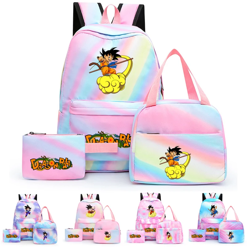 

3 шт., Набор цветных рюкзаков с рисунком «Драконий жемчуг»