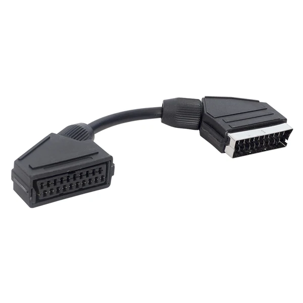 

Scart adapter Powermaster 20cm cable HDMI compatible electromer Splitter HD Video converter USB TV PC frequency device electronic