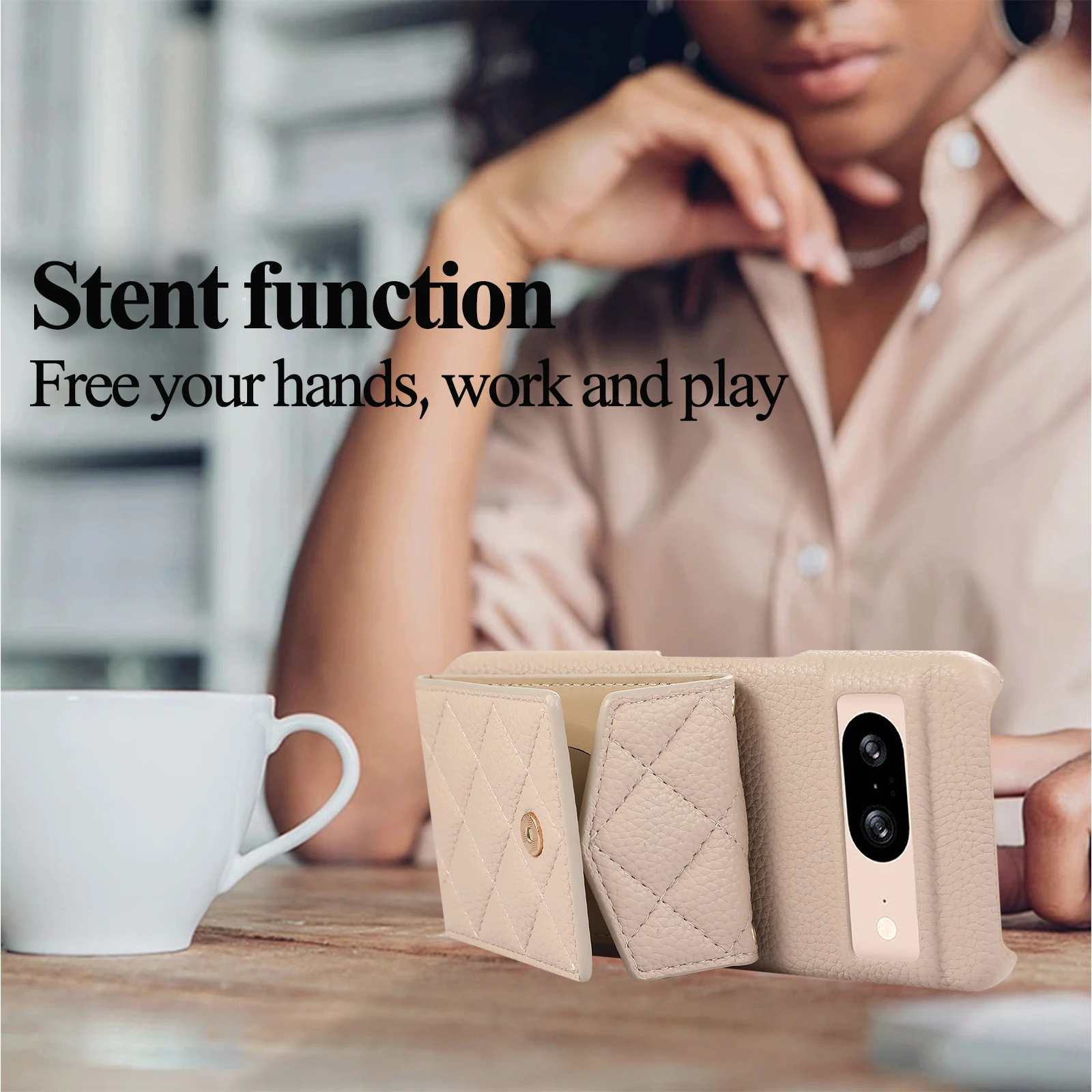 Чехол-кошелек с ремешком через плечо и отделением для карт