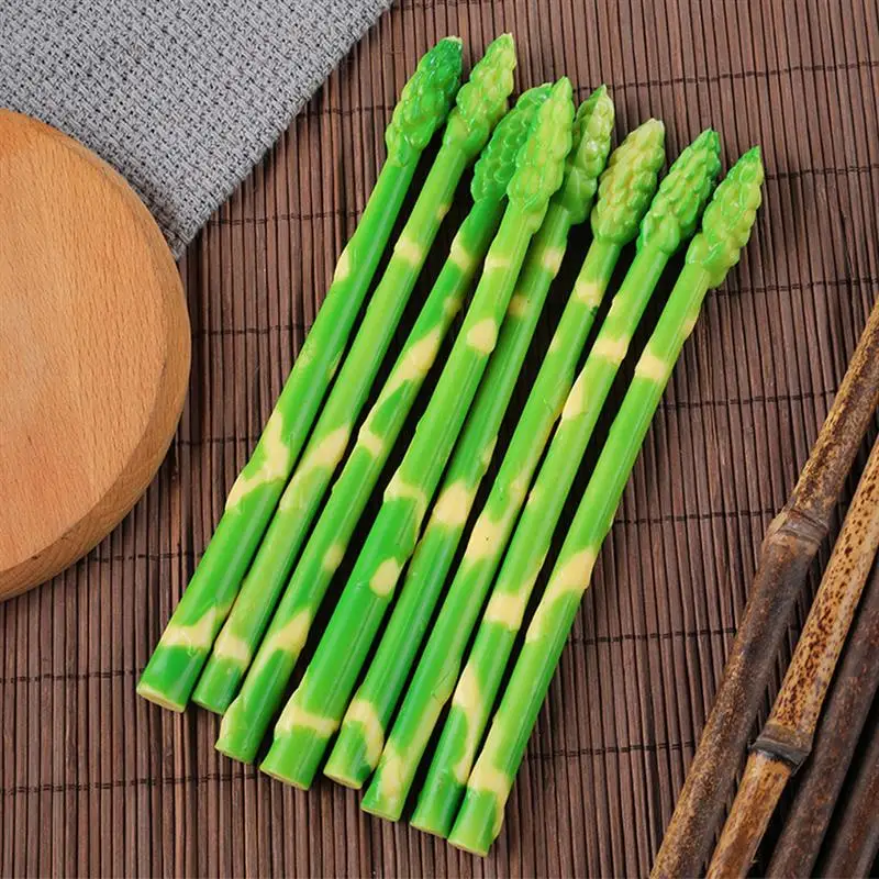 

10Pcs Asparagus Model Lifelike Simulation Fake Asparagus House Decoration
