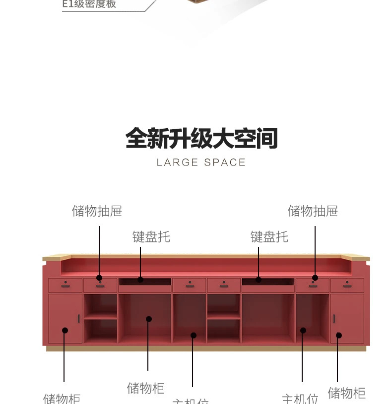 Новый китайский стиль Guochao касса для отеля ванна ног элитный магазинный шкаф