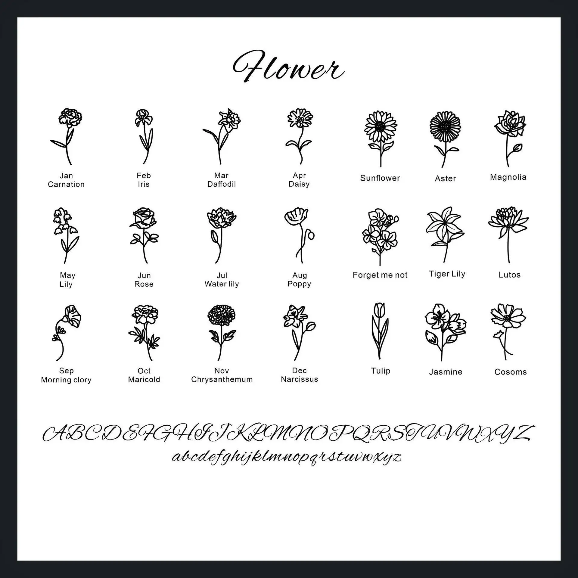 Ожерелье на заказ сделай сам частная буква подвеска из нержавеющей стали декабрь