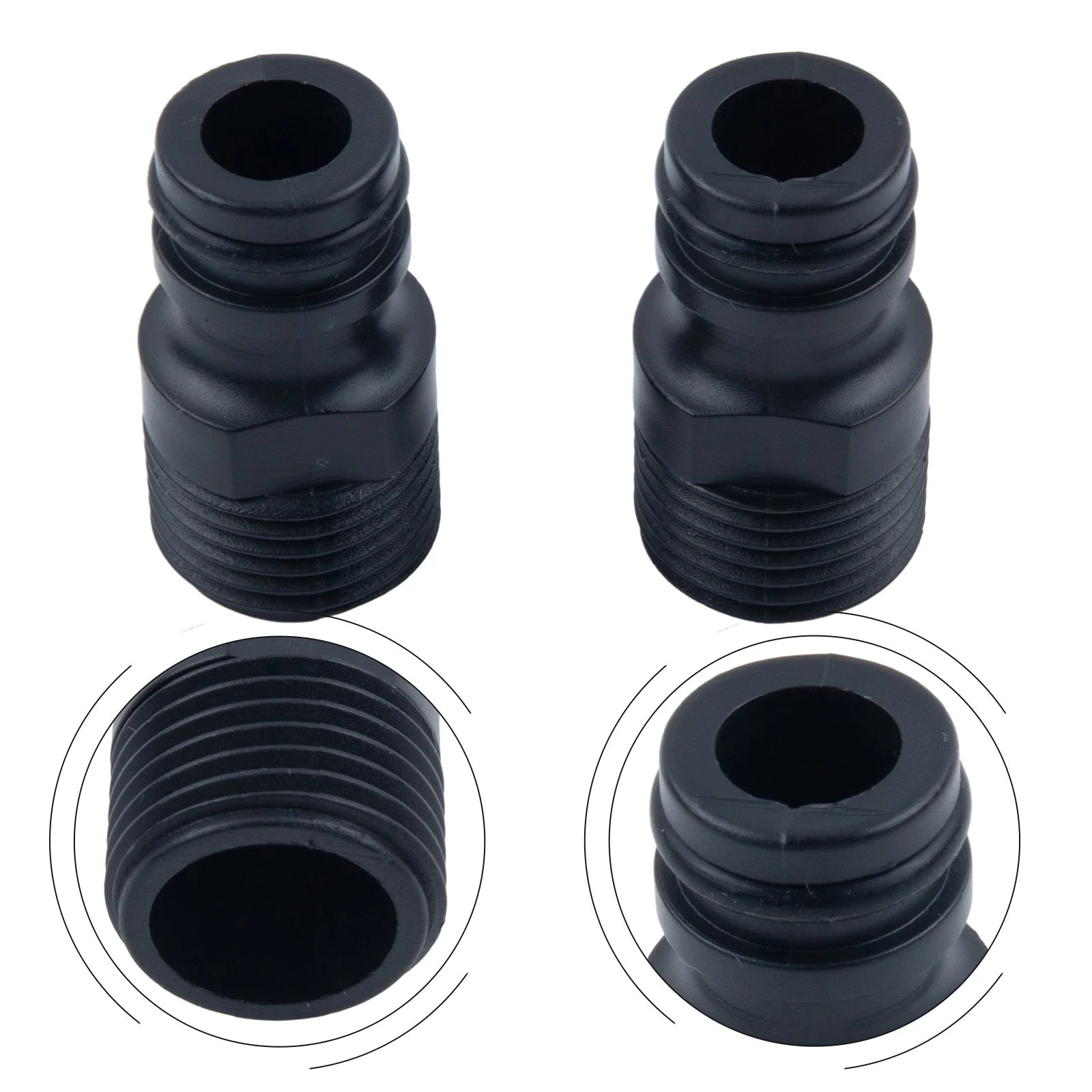 

2PC Threaded Tap Adaptor 1/2\\\" BSP Threaded Tap Adaptor Garden Water Hose Quick Pipe Connector Fitting Irrigation System Parts