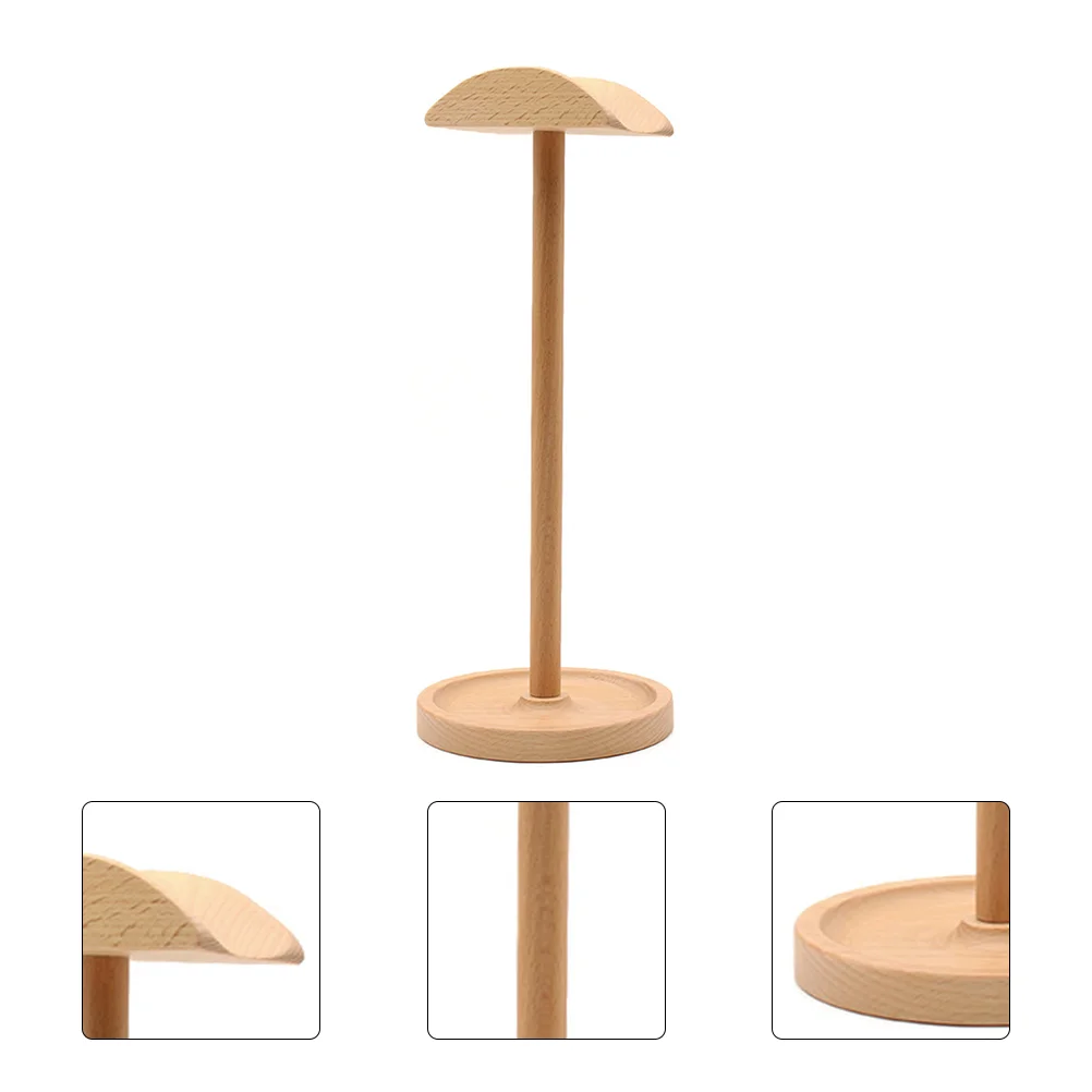 

Headphone Headset Stand Display Rack Holder Wood Hanger Wooden Desk Earphonestandsjewelry Bracket Base Support Gaming Mount