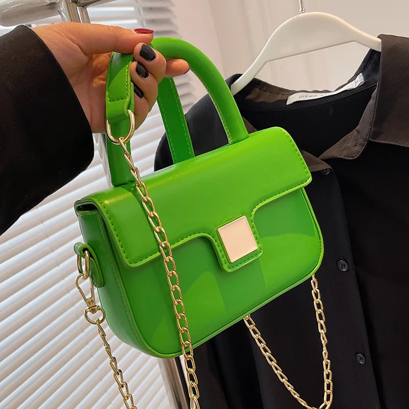 

2022 New Small Square Bag Fashion Chain Messenger Bag Fashion All-match Trendy Handbag High Quality Ladies Retro Shoulder Bag