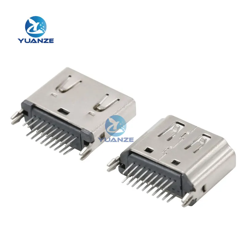

5 шт. HDMI гнездовой разъем hd 19PIN 19P прямоугольный DIP 180 градусов позолоченный hd 19PIN USB порт