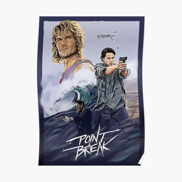 

Point Break Movie Poster Decor Funny Wall Vintage Room Painting Mural Print Decoration Picture Modern Home Art No Frame