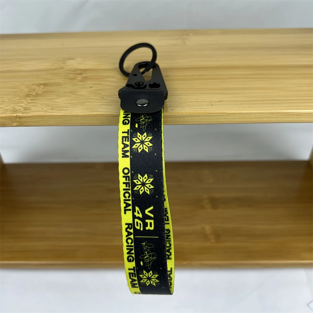 Брелок для ключей с официальным логотипом гоночной команды, брелок из тканевого сплава с замком для VR46 WGP Moto2 GP DUCATI V2 V4 R 5 SP, аксессуары