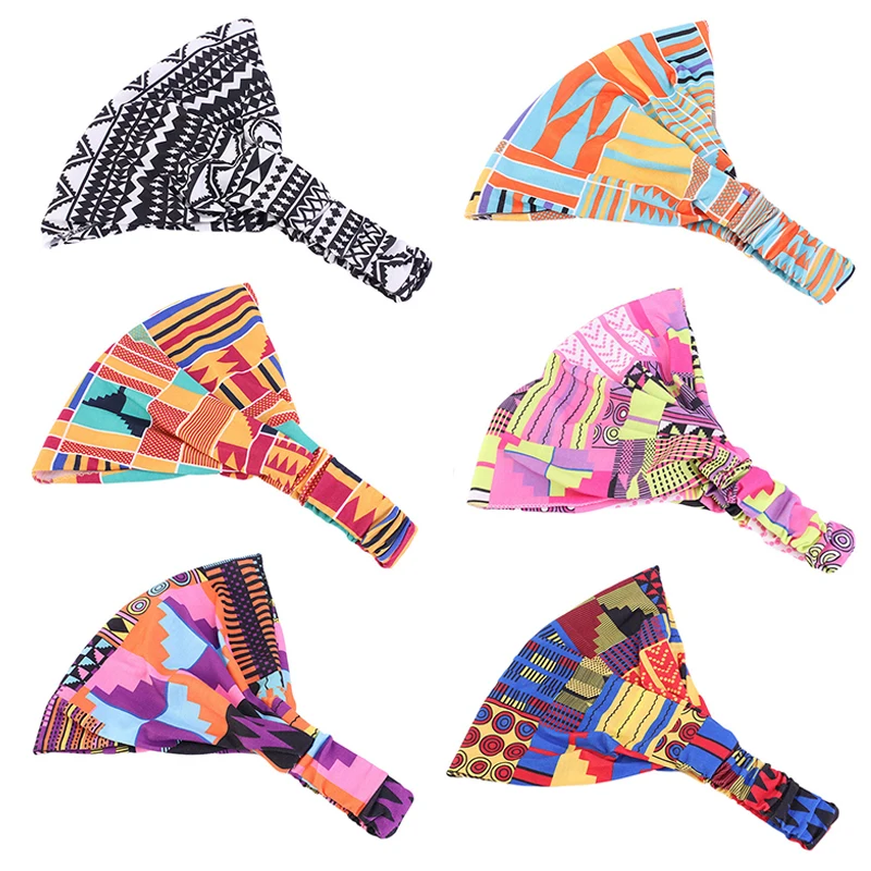 

Bohemian Wide Stretch Headband Women Headwrap Turban Vintage Printed Hair Band Bandage Bandanas Fashion Girls Hair Accessories