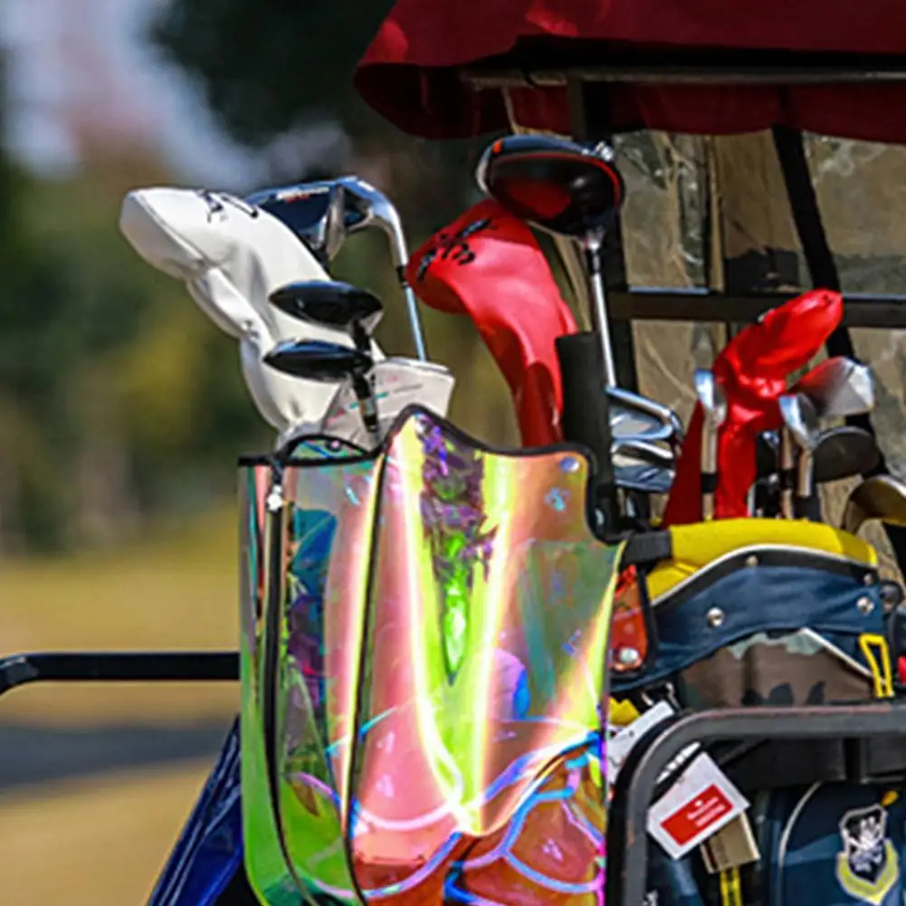 Golf Bag Rain Cover Waterproof Hood Lightweight Supplies Raincoat Protector Colorful Bags Transparent Club A9h0