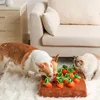 Dog Toys Snuffle Mat for Pet Plush Carrot Toy Mat Innovative Plush Vegetable Field Pull Radish Plush Carrot Dog Interactive Toys 2