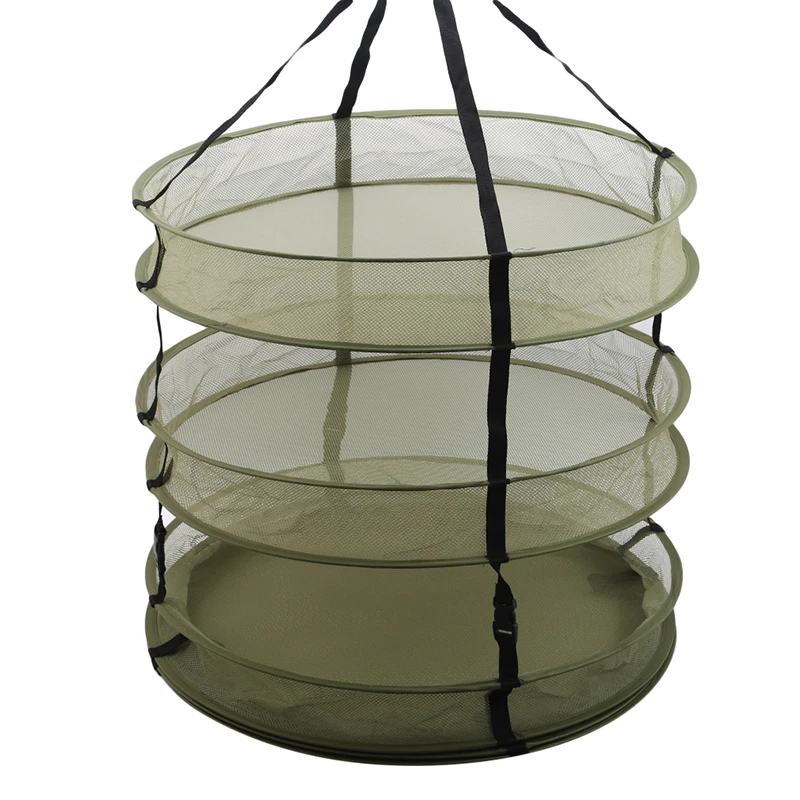 

Herb Drying Folding Fishing Net Dryer Mesh Tray Drying Rack Flowers Hanger Fish Net Tackle Accessory Tool