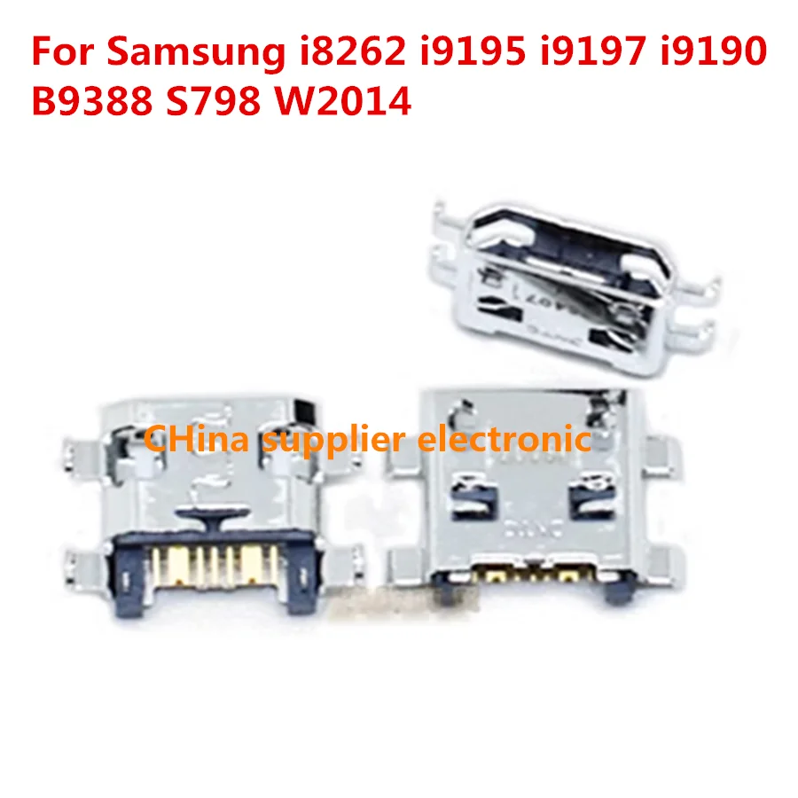 30 шт.-200 шт. для Samsung i8262 i9195 i9197 i9190 B9388 S798 W2014 USB-коннектор подключения док-станции