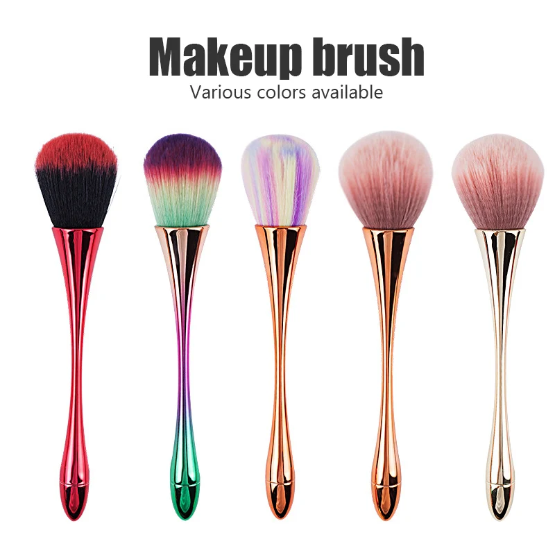 

Rose Gold Powder Blush Brush Professional Make Up Brush Large Cosmetic Face Cont Cosmetic Face Cont Brocha Colorete Make Up Tool