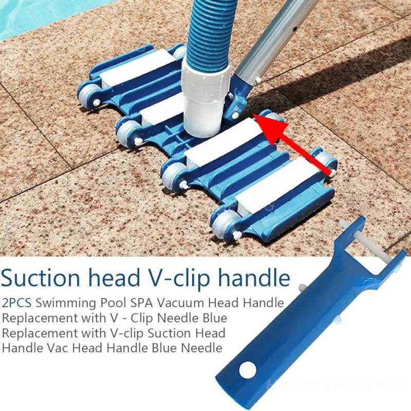 

Swimming Pool Vacuum Flexible Durable Pool Brush Head Handle Replacement Cleaning Equipment Underwater Cleaner Tool Handle
