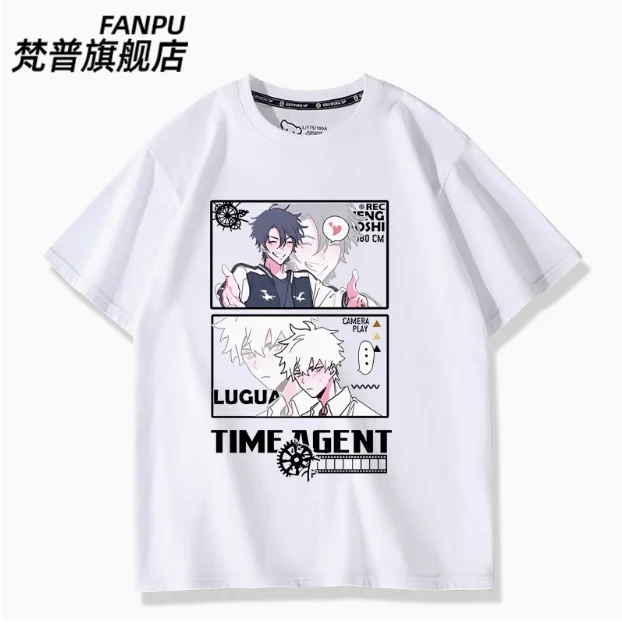 Аниме Link Click Cheng Xiaoshi Lu Guang футболка с коротким рукавом летний карнавальный костюм