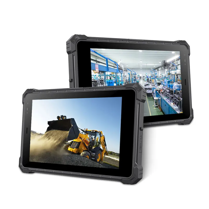 Фото Прочный промышленный планшет CENAVA W80N 8 дюймов, Windows 10, N5100 Quad Core, GPS, 10-точечный сенсорный экран, промышленный ПК, защищенный планшет с RJ45 №1