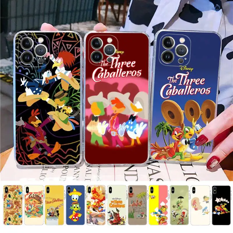 

Disney The Three Caballeros Phone Case For iPhone 14 11 12 13 Mini Pro XS Max Cover 6 7 8 Plus X XR SE 2020 Funda Shell