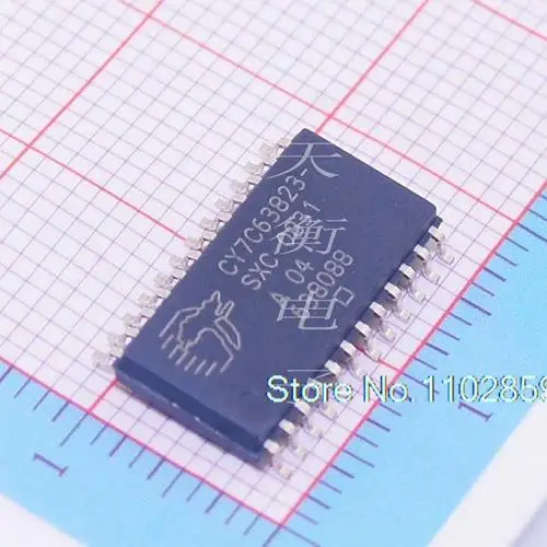 

10PCS/LOT CY7C63823-SXC SOP24 USB