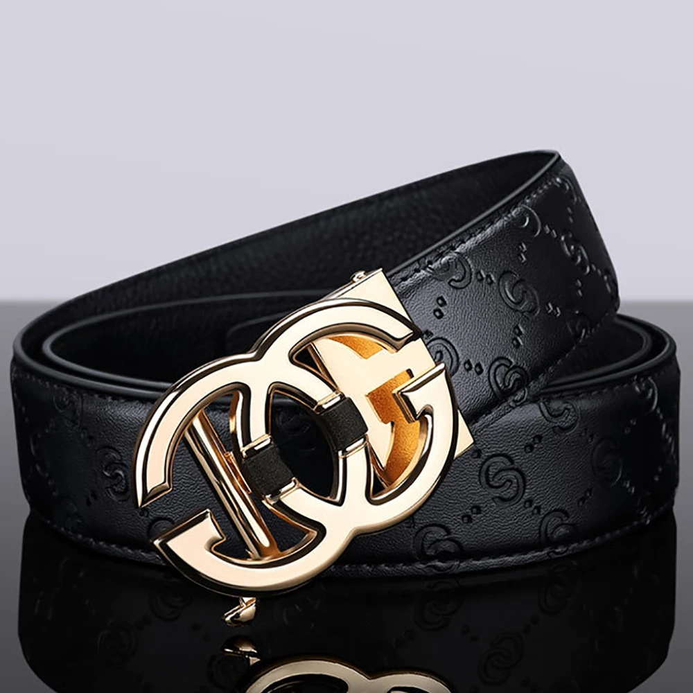 High Quality Designers Men Belts Famous Genuine Leather Belts for Women Luxury Brand G Buckle Dress Strap Male belt for jeans