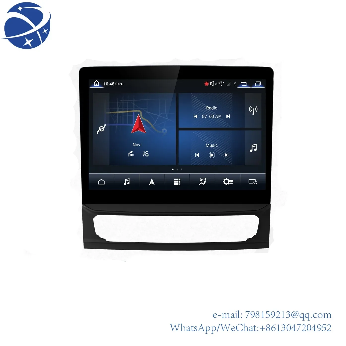 

yunyihongchuanRHD LHD 6+128 Car GPS Electronic Car DVD Radio Player GPS Navigation For Maserati Quattroporte 2017-2020 with Carp