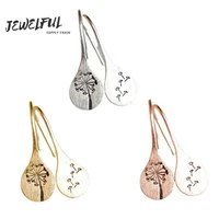 jewelful s925 silver%c2%a0 simple retro dandelion earrings womens personalized fashion earrings