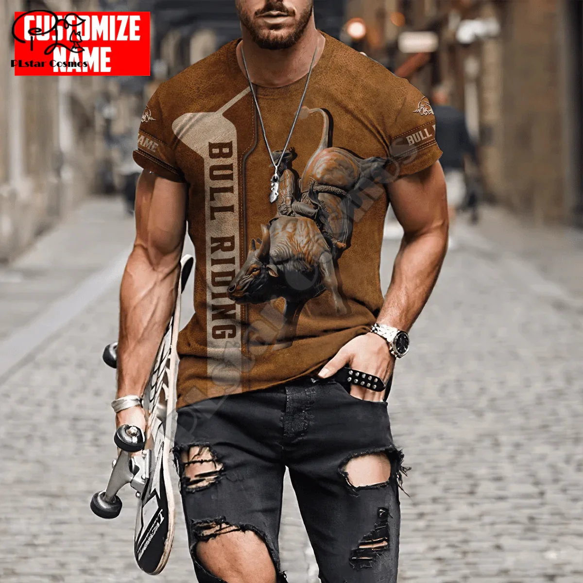 

Men's printed high-spirited T-shirt