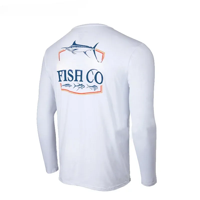 Рубашки для рыбалки с длинным рукавом одежда защиты от УФ лучей летняя уличная