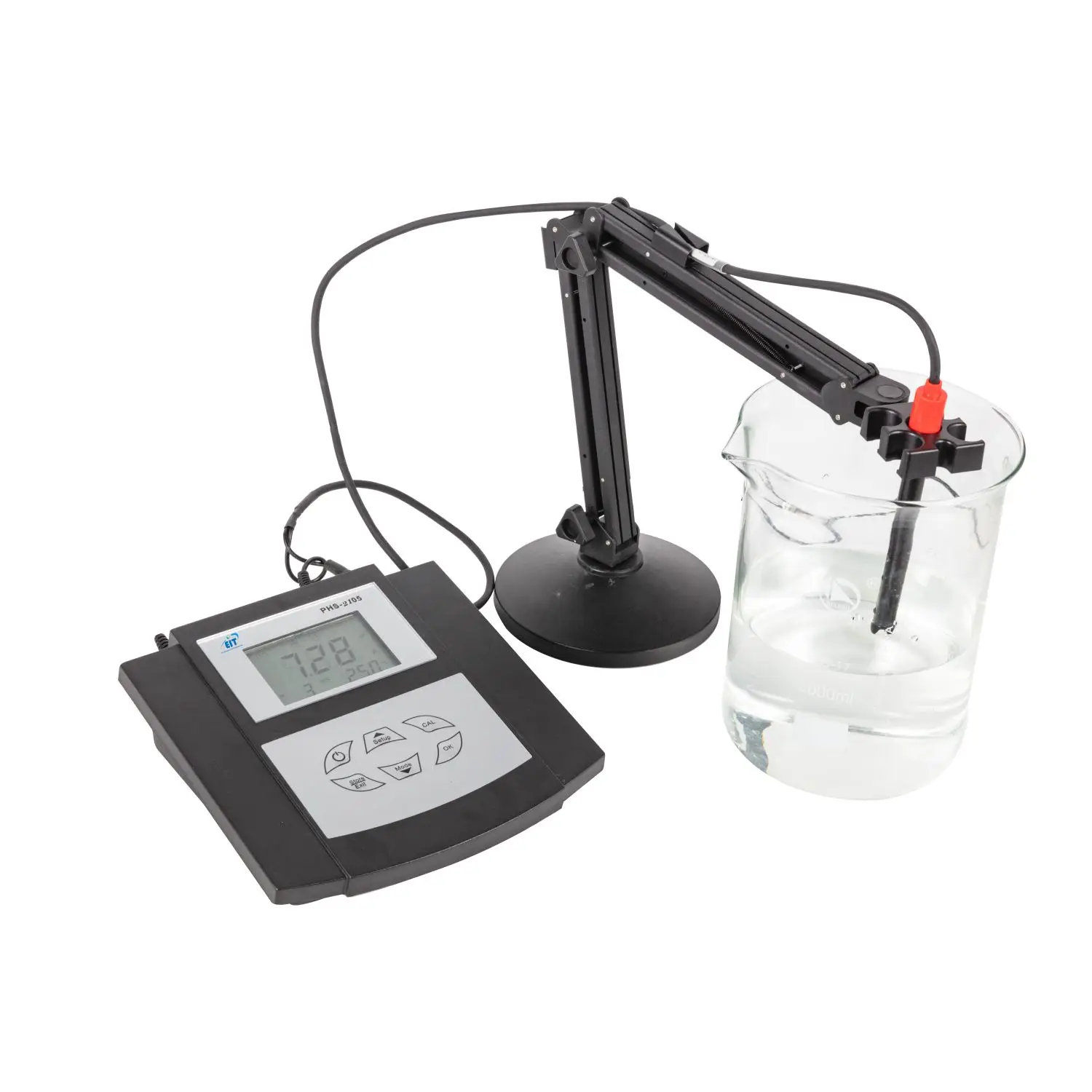 

Multifunctional Benchtop Digital Lab Water Quality Test Instrument Meter PH Mv T Cf Ec Ec Tds Meter