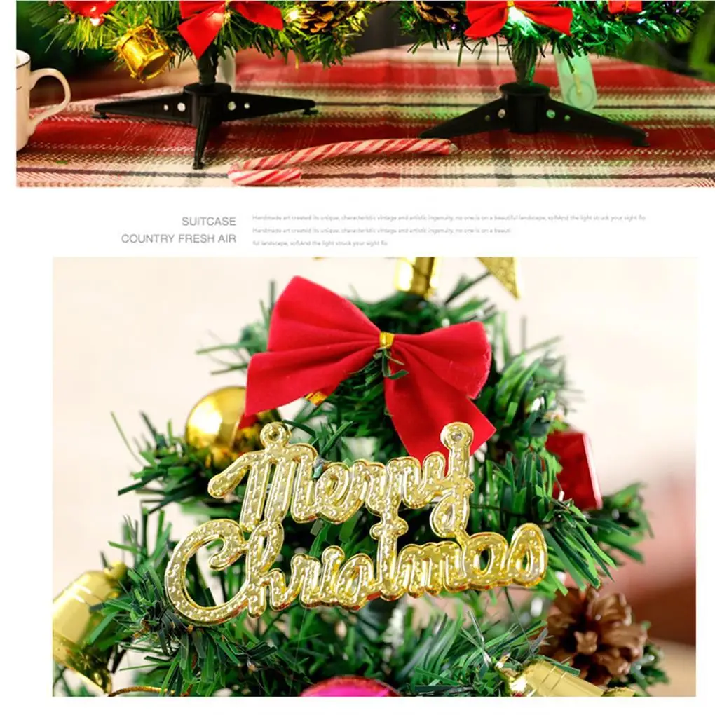 Искусственная мини-Рождественская сосна легко собирается и широкое применение