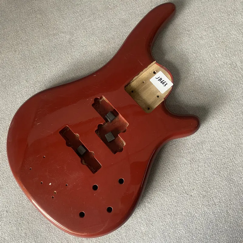 JB663 Красные краски цвет 5 или 6-струнная электрогитара бас-гитара корпус из