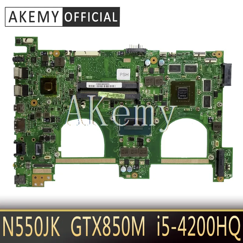 

Новая материнская плата для ASUS N550JK N550JV G550JK G550JV N550J G550J Laotop, материнская плата N550JK с фотоэлементами GTX850M