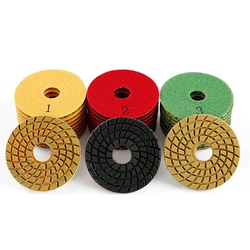 

Шлифовальный диск, 4 дюйма, 100 мм, 3 шага, алмазная смола