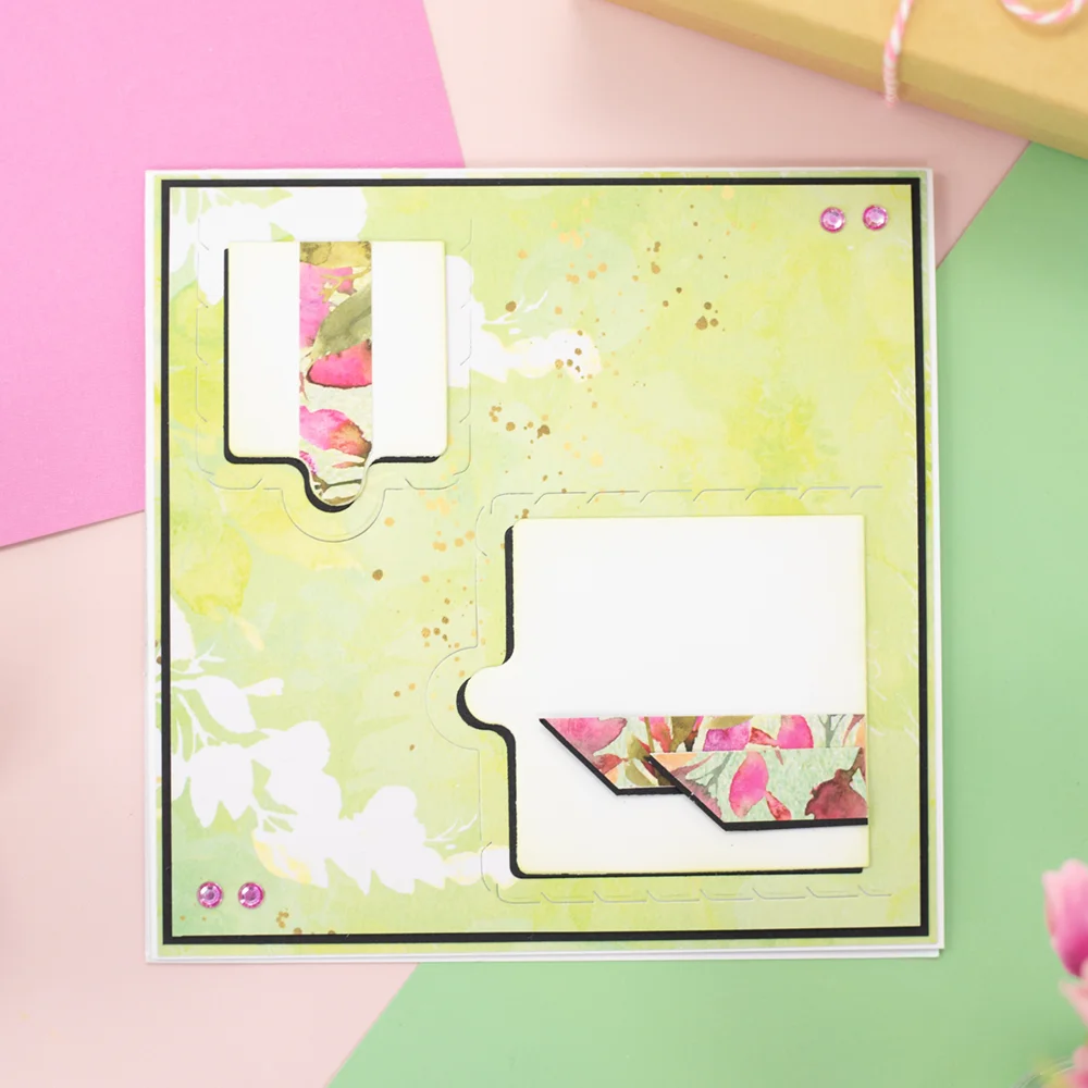 AliliArts 2022 металлические штампы квадратная дверь раскрытие сделай сам скрапбукинг