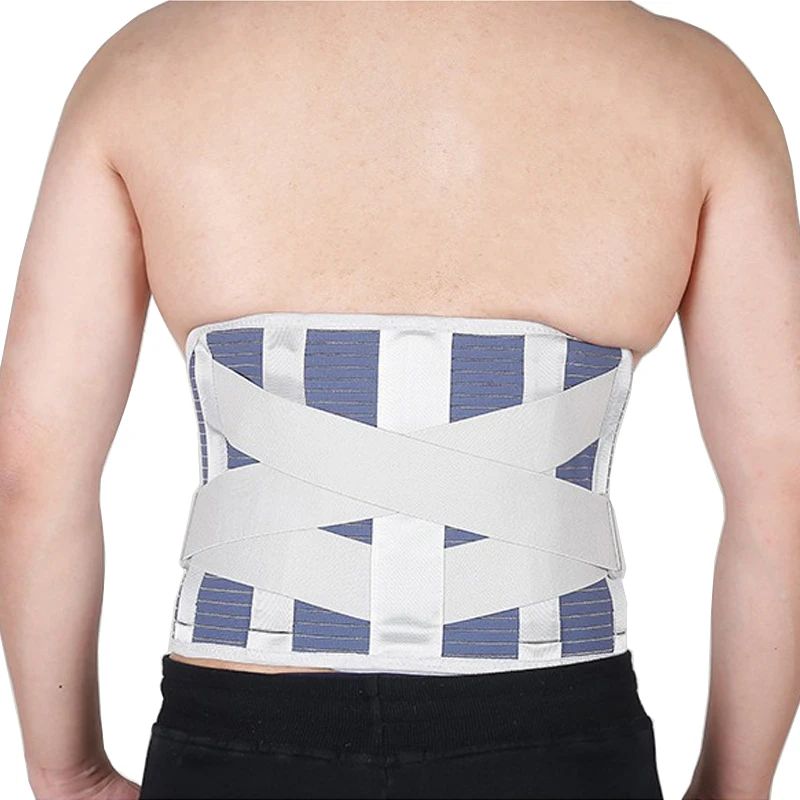 

Men Women Steel Plate Lumbar Disc Herniation Back Brace Waist Belt Spine Support Posture Corrector Orthopedic Pain Relief Corset