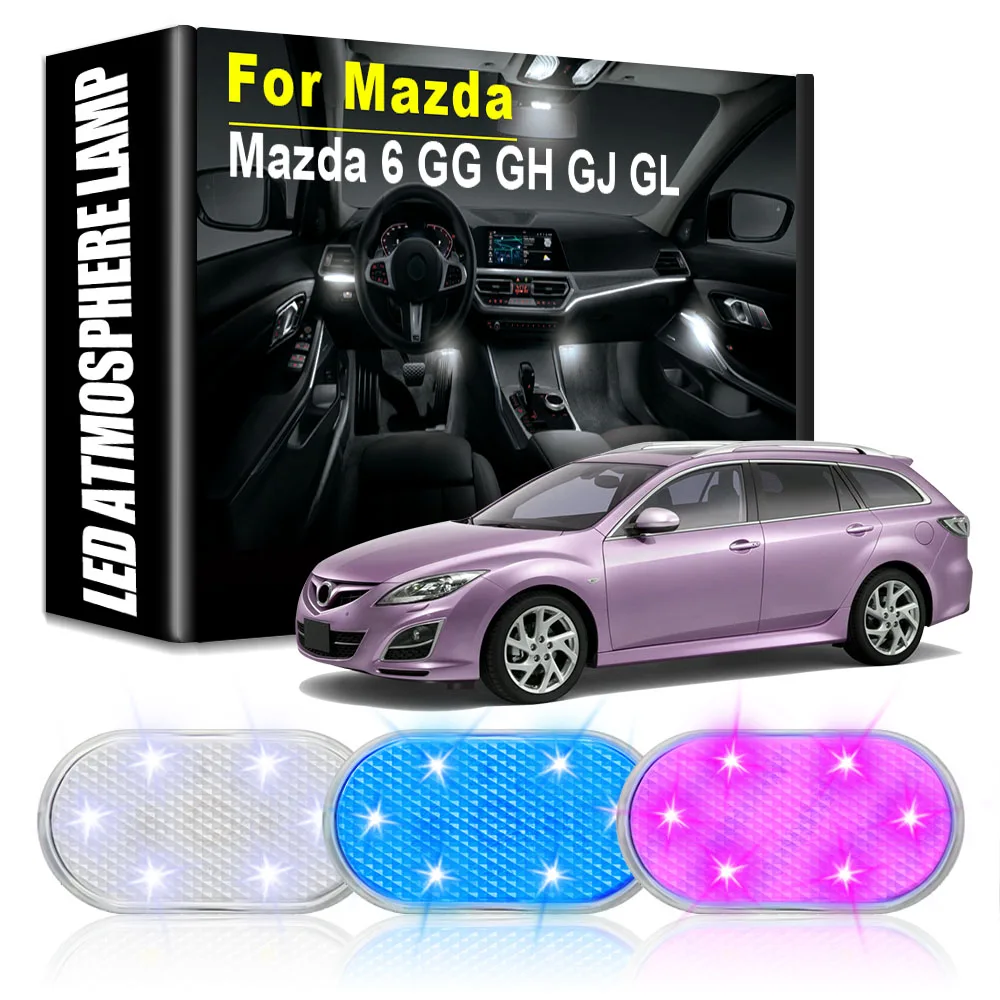 

Car LED Atmosphere Lights Car Rechargeable Touch Lamps Automotive Goods Car Accessories Auto Goods Tools for Mazda 6 GG GH GJ GL