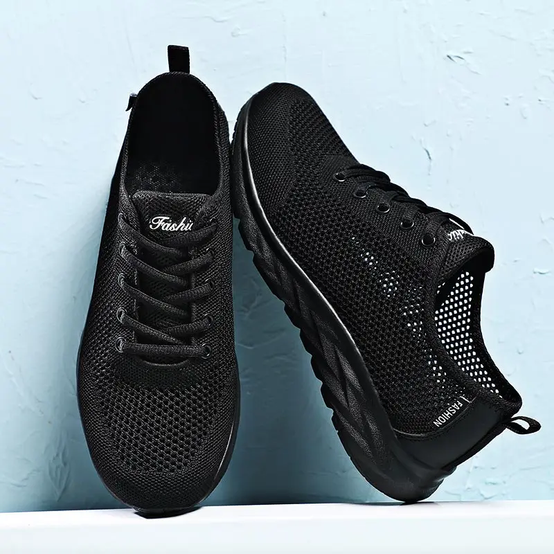

2021 New Light Casual Shoes Men Sneakers Shoes Men Loafers Walking Breathable Summer Lace Up Zapatillas Hombre Plus 38-47 Couple