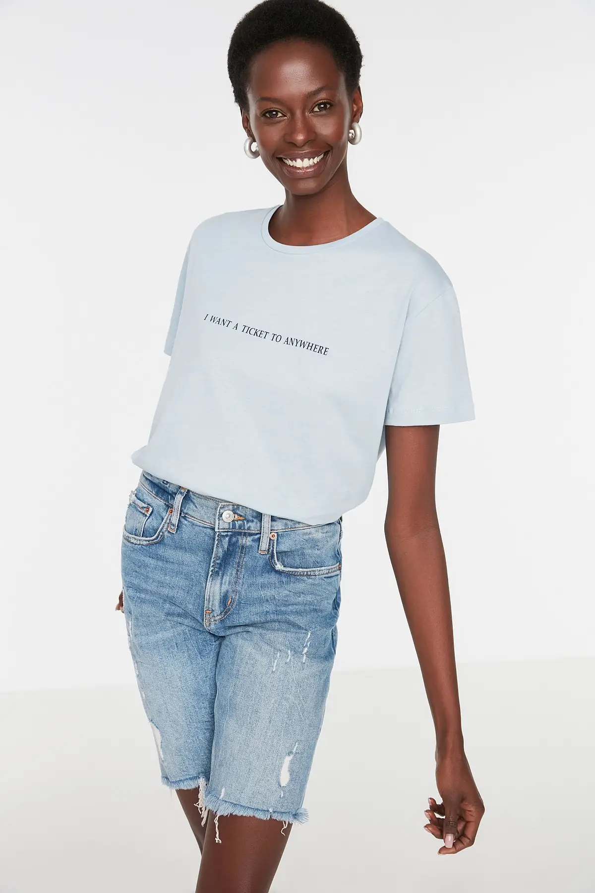 

Blue print t-shirt