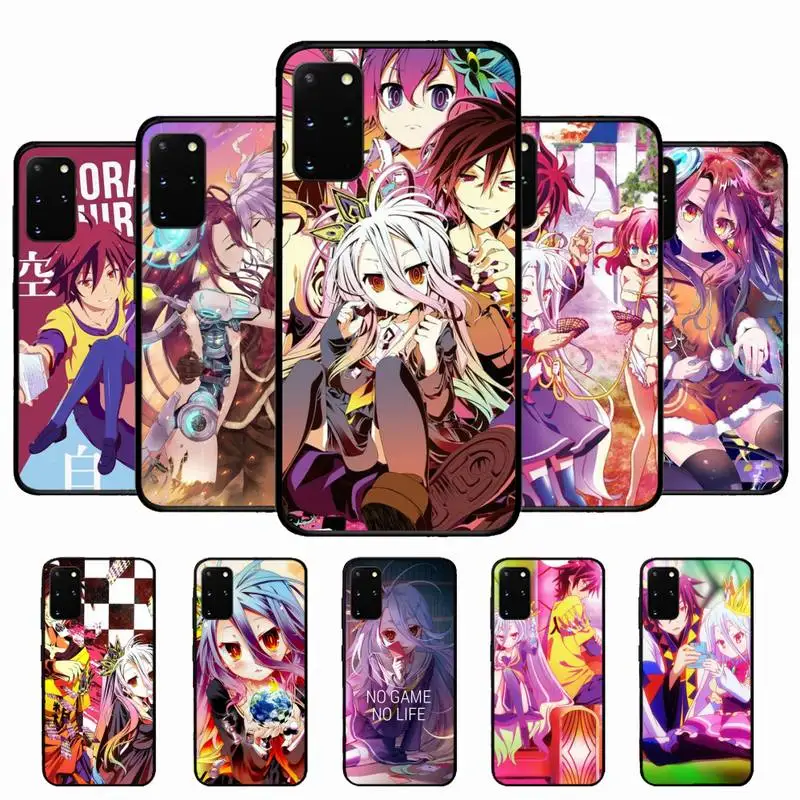 

No Game NO life Phone Case for Samsung S21 S10 Lite S20 Ultra S9 S8 Plus S7 S6 edge S5 cover