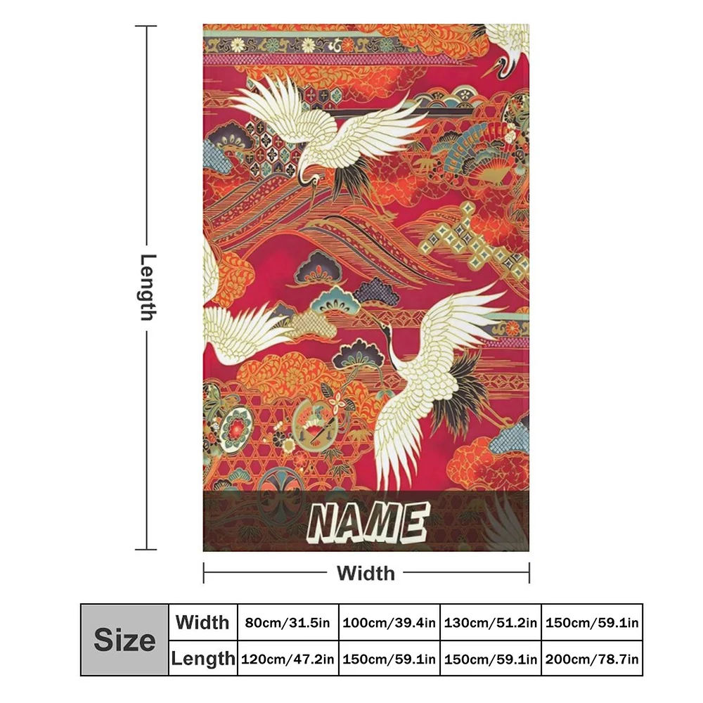 Изготовленное на заказ флисовое одеяло яркого красного цвета с традиционным