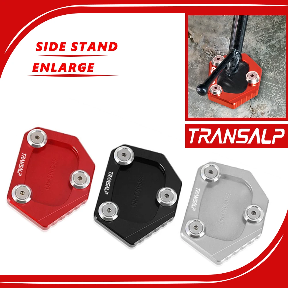 

TRANSALP Motorcycle FOR Honda XL600V TransalpXL650V Side Stand Enlarge Kickstand Foot Pad Plate Transalp XL700V Transalp