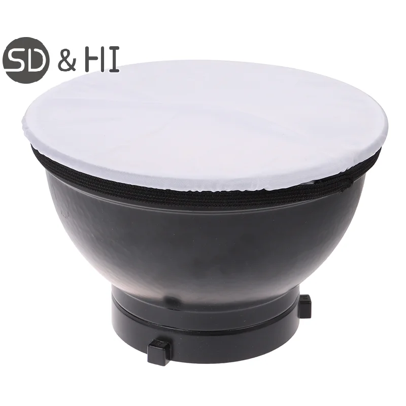 Фотостудия со стробоскопическим отражателем и мягкой тканью для диффузора