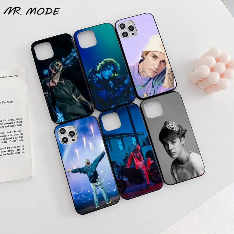 

justin bieber Phone Case for iPhone 13 12 11 mini pro XS MAX 8 7 6 6S Plus X SE 2020 XR