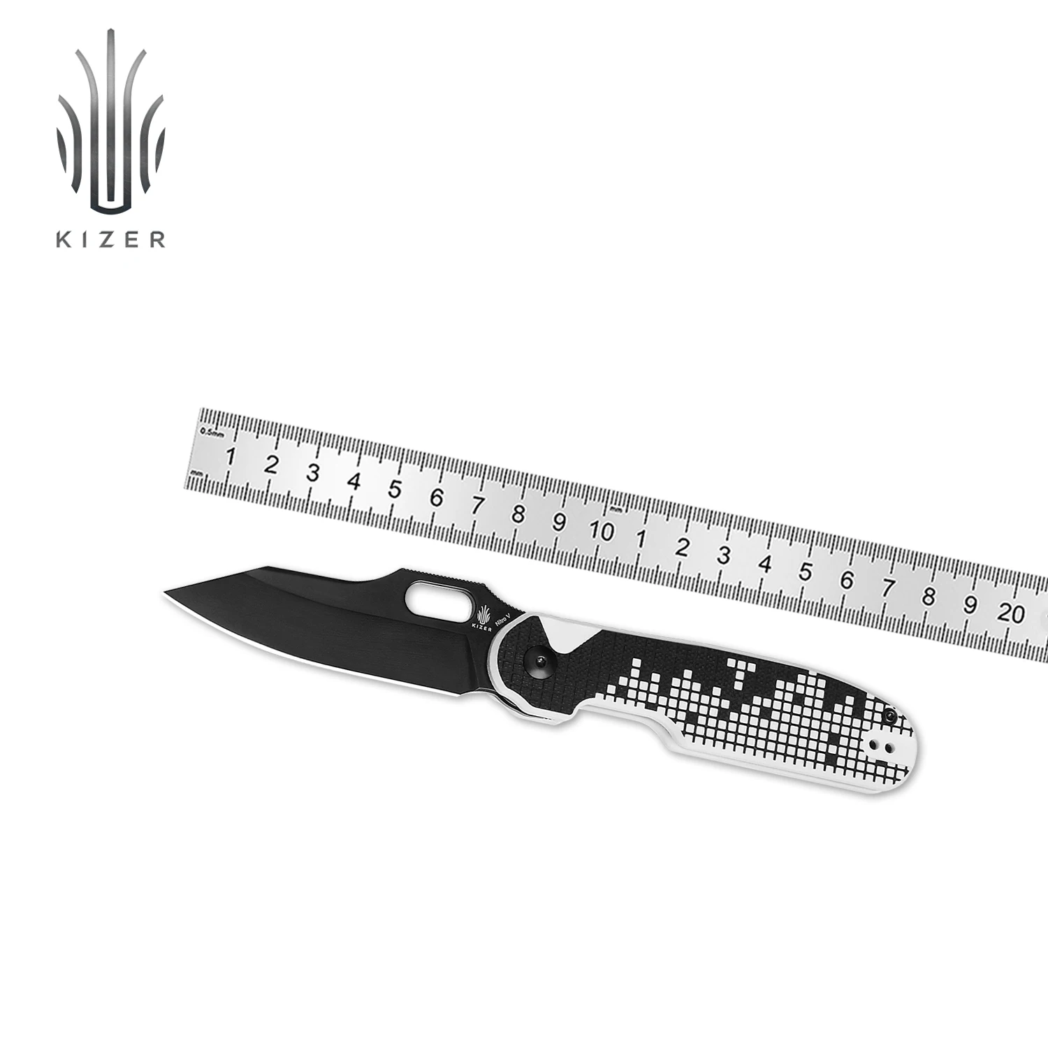 Охотничий нож для выживания Kizer Cormorant V4562A1/V4562A2 G10 ручка с нитро-V-образным лезвием