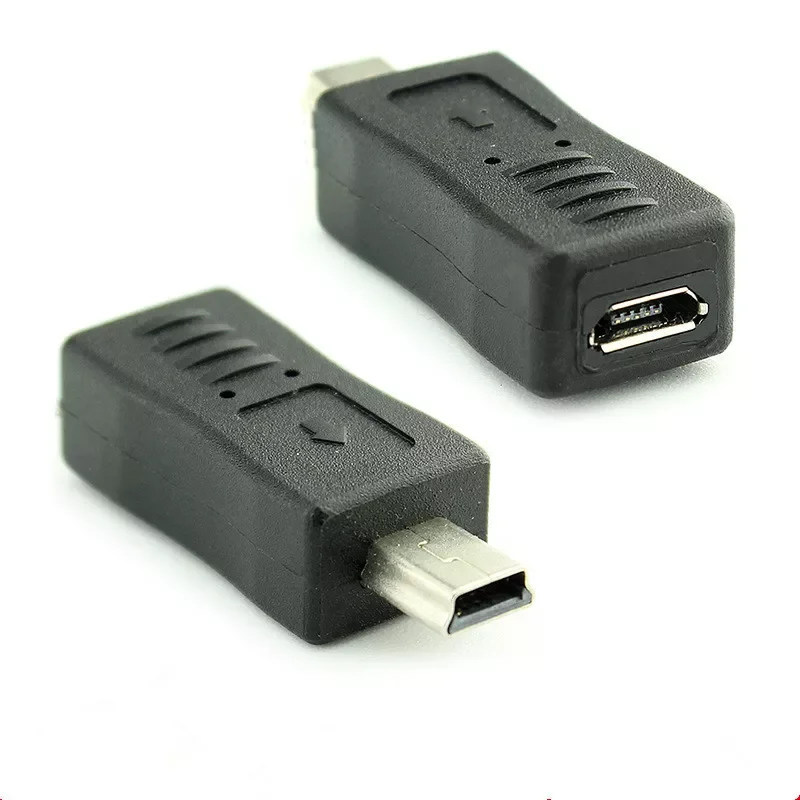 

Новинка 2022, черный переходник с Micro USB «Мама» на Mini USB «папа», адаптер зарядного устройства, конвертер, адаптер V3 на V8