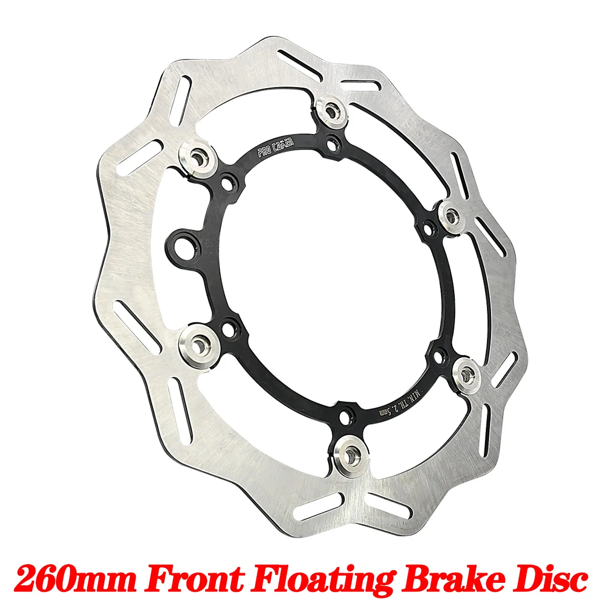 

260mm Front Brake Disc Wave Floating For KTM 125 200 250 350 400 450 500 XC XCF XCW SX SXF EXC EXCF TPi Six Days 1994-2023