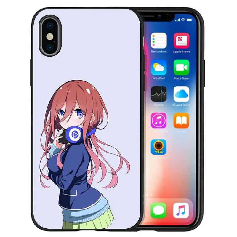 Чехол для телефона с милой девушкой Накано Мику IPhone 12 Pro X XS Max XR 7 8 Plus Mini 11 SE 2020 |